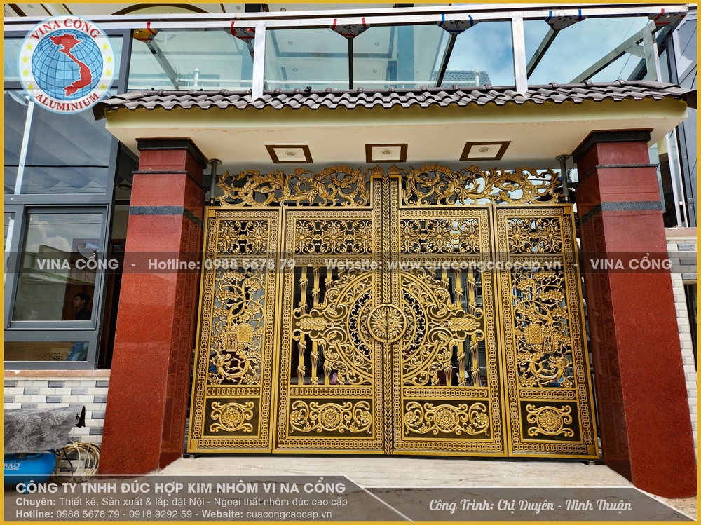 Đơn vị thiết kế thi công cổng biệt thự hàng đầu tại Bắc Ninh